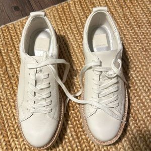 Dolce Vita size 6.5 Toyah white leather sneakers. Brand new